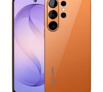 Mbo S26 Ultra+ 4G – 6.8″ 128GB ROM 4GB RAM 16MP 6000mAh (With Earphones, Glass Protector, Cover) – Orange