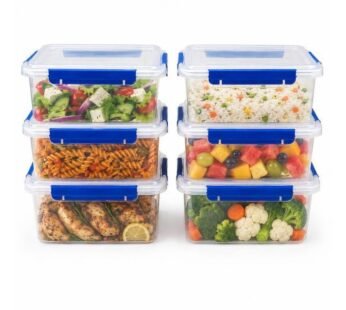 3L 6-In-1 Plastic Food Storage Box with Lid (P6127) – Multi-Purpose Kitchen Organizer & Food Storage Container