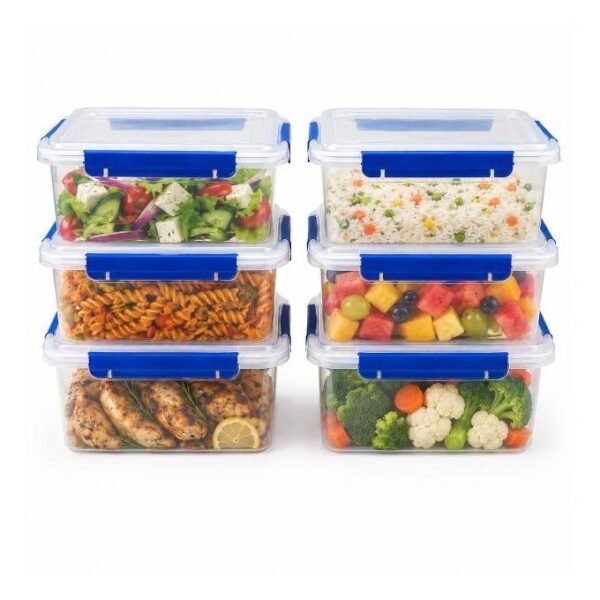 3L 6-In-1 Plastic Food Storage Box with Lid (P6127) – Multi-Purpose Kitchen Organizer & Food Storage Container