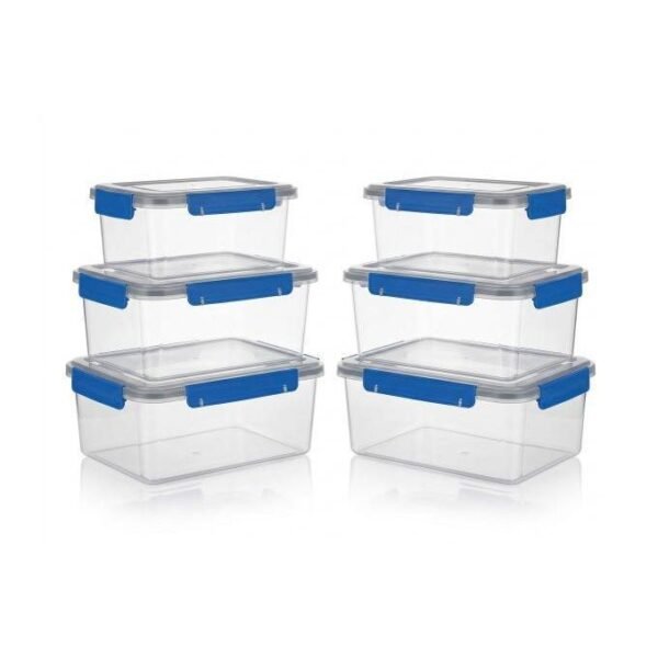 3L 6-In-1 Plastic Food Storage Box with Lid (P6127) – Multi-Purpose Kitchen Organizer & Food Storage Container