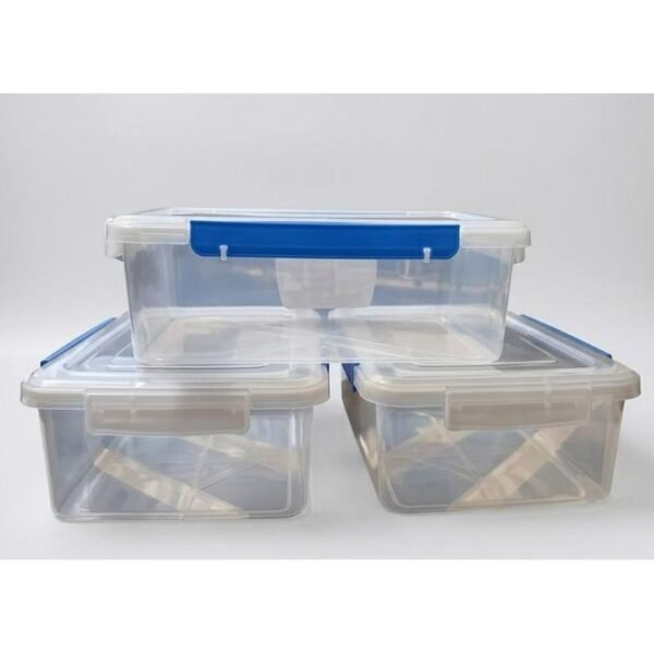 3L 6-In-1 Plastic Food Storage Box with Lid (P6127) – Multi-Purpose Kitchen Organizer & Food Storage Container