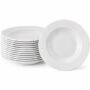 12-Piece Brown Melamine Dinner Plates Set (M2C12) – Durable Everyday Tableware for Home, Office & Events