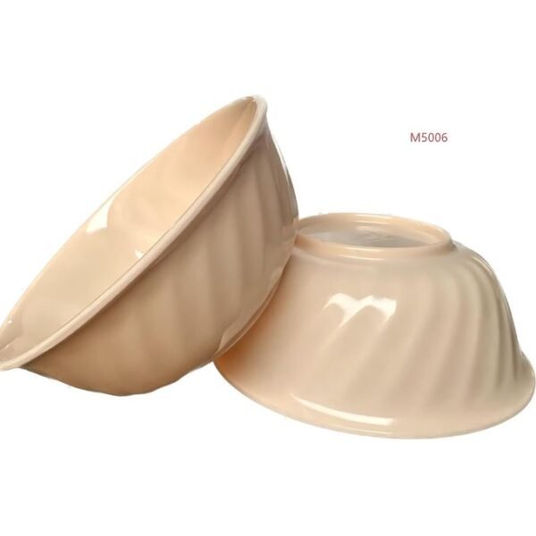 12-Piece Cream Melamine Soup & Fruit Bowls Set