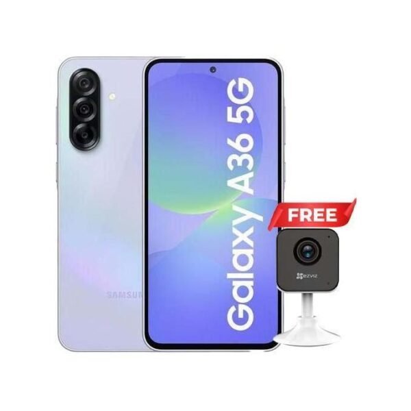 Samsung Galaxy A36 5G 6.7" 8GB RAM 256GB ROM 50MP 5000mAh + FREE Ezviz CS HC-1 (1080P) Smart Home Wi-fi Camera