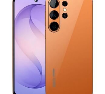 Mbo S26 Ultra+ 4G – 6.8″ 128GB ROM 4GB RAM 16MP 6000mAh (With Earphones, Glass Protector, Cover) – Orange