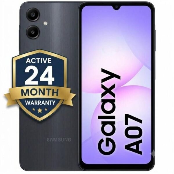Samsung Galaxy A07 4G 6.7" 4GB RAM 64GB 50MP 5000mAh - Black