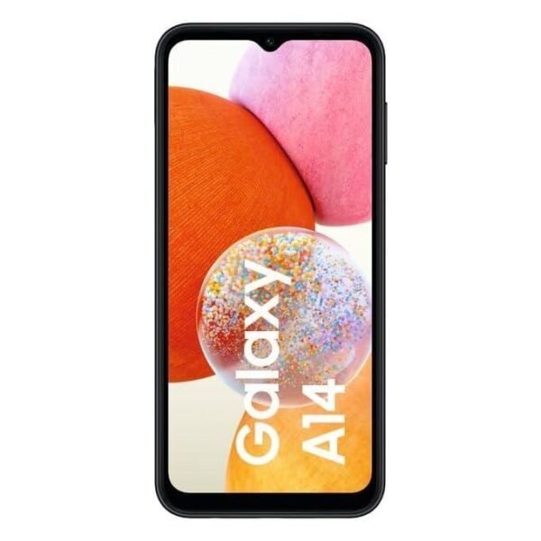 Samsung Galaxy A14, 6.6", 4GB RAM + 128GB, 50MP, Dual SIM, 5000mAh, Black.