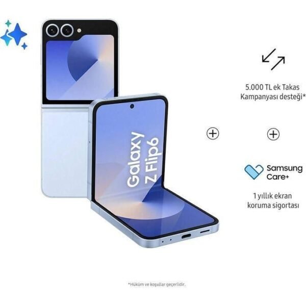 Samsung Galaxy Z Flip 6 12GB RAM 512GB ROM 50MP 4300mAh - Blue
